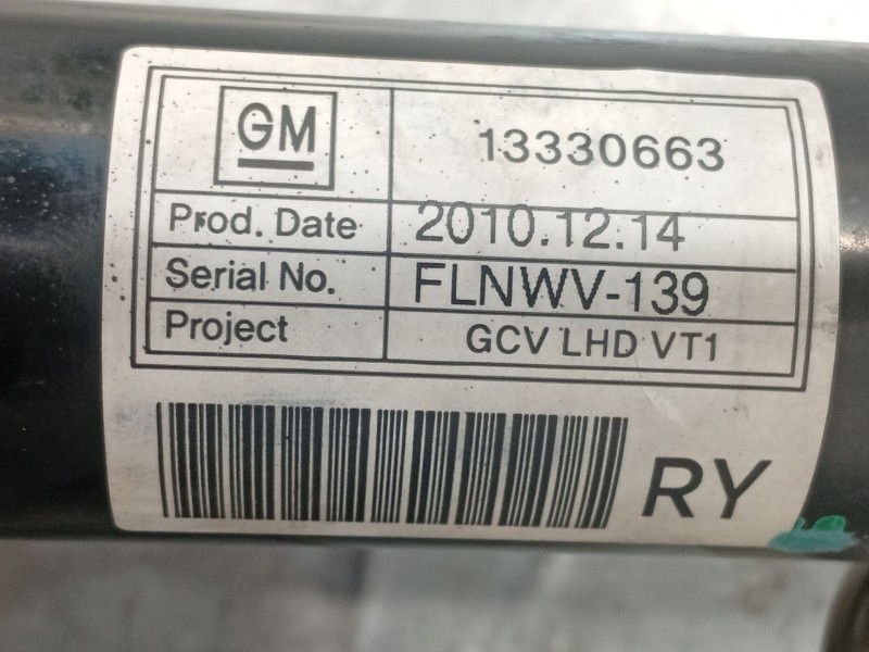 Recambio de cremallera direccion para chevrolet cruze (j300) 2.0 cdi referencia OEM IAM 13330663  