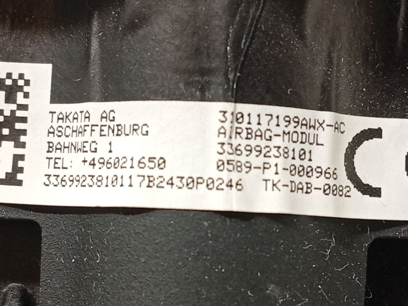 Recambio de kit airbag para bmw 2 gran tourer (f46) 216 d referencia OEM IAM 51459378900 72126803201 32306992381