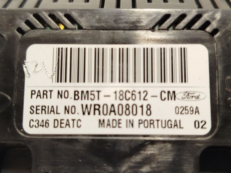 Recambio de mando climatizador para ford focus iii 1.0 ecoboost referencia OEM IAM BM5T18C612CM 1866942 