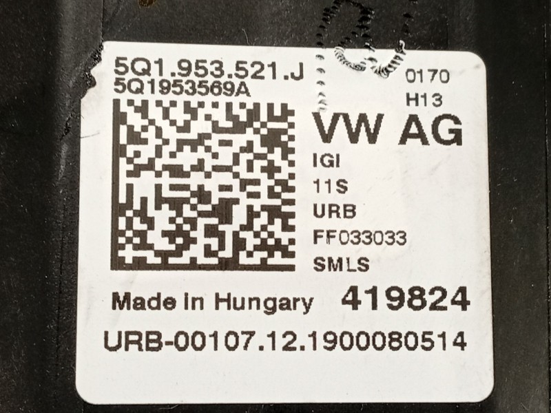 Recambio de mando intermitentes para seat ateca (kh7, khp) 1.0 tsi referencia OEM IAM 5Q1953521J 5Q1953521JIGI 