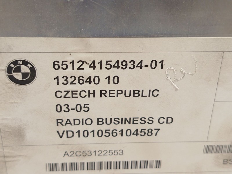 Recambio de sistema audio / radio cd para mini mini (r50, r53) cooper referencia OEM IAM 65124154934  