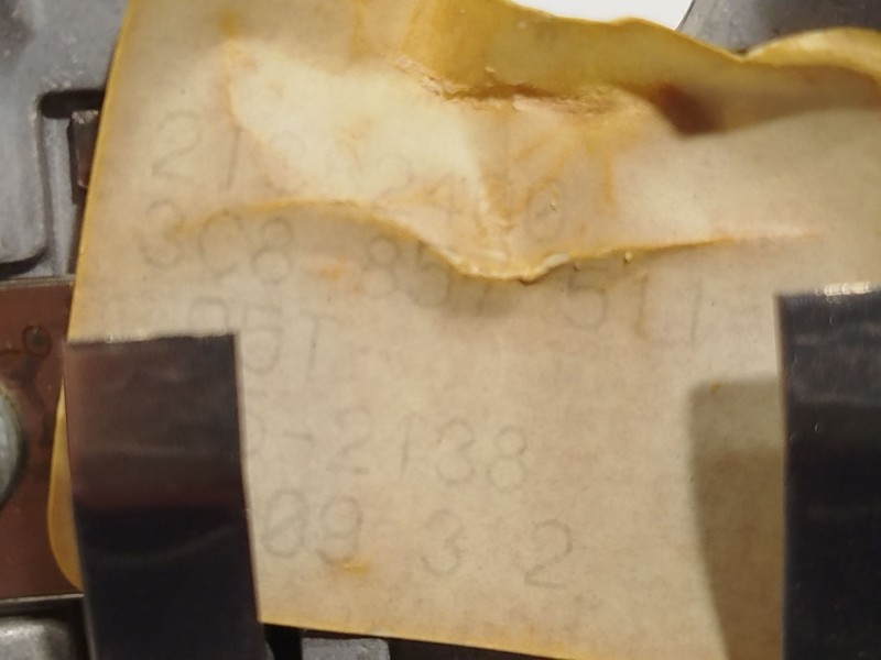 Recambio de espejo interior para volkswagen passat cc b6 (357) 2.0 tdi referencia OEM IAM 3C885751195T  