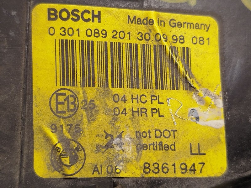 Recambio de faro izquierdo para bmw 3 (e46) 320 d referencia OEM IAM 8361947 63126902745 0301089201