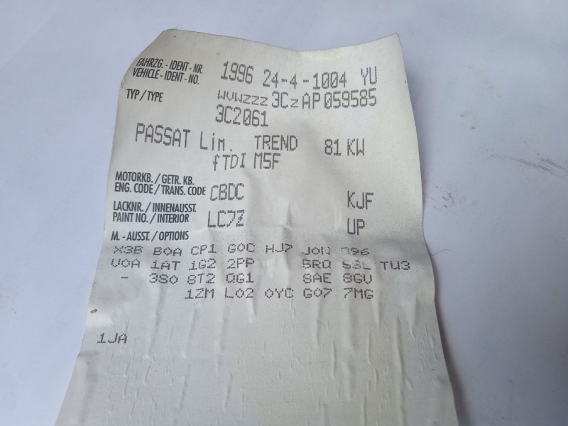 volkswagen passat b6 (3c2) del año 2010