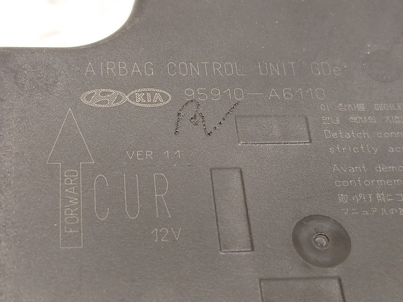 Recambio de centralita airbag para hyundai i30 (gd) 1.4 crdi cat referencia OEM IAM 95910A6110  
