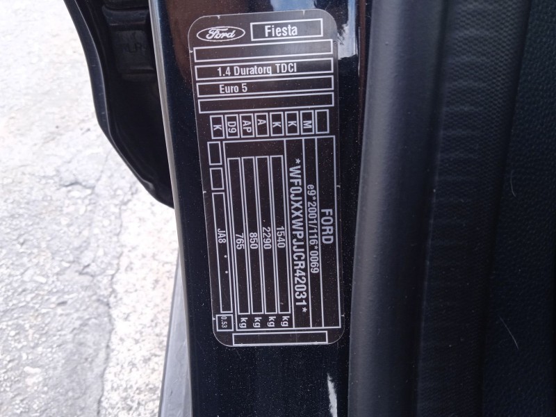 ford fiesta vi (cb1, ccn) del año 2012