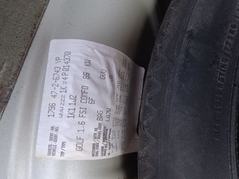 volkswagen golf v (1k1) del año 2004