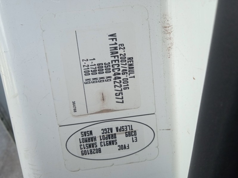 renault master iii furgoneta (fv) del año 2010