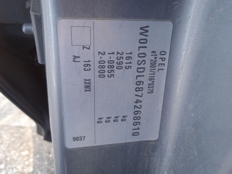 opel corsa d (s07) del año 2007