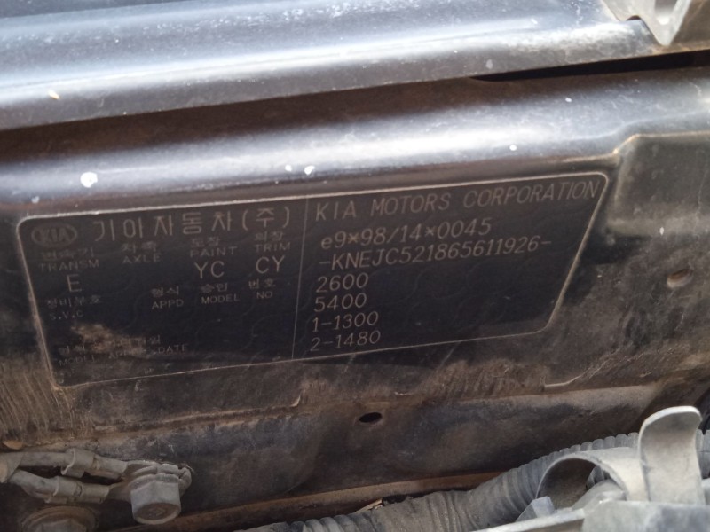 kia sorento i (jc) del año 2006