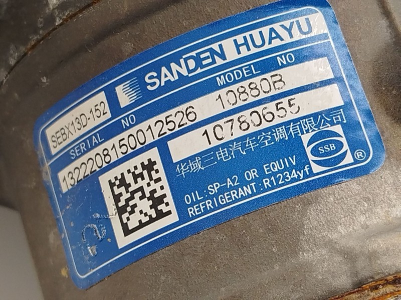 Recambio de compresor aire acondicionado para mg mg zs suv (azs1) 1.5 vti referencia OEM IAM 10780655 10880B 