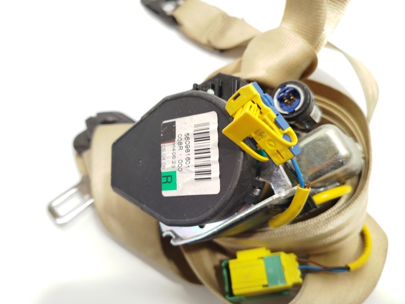 Recambio de cinturon seguridad delantero derecho para volkswagen touareg (7la) 2.5 tdi referencia OEM IAM 7L0857706D  