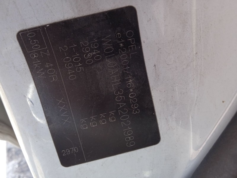 opel astra h station wagon (a04) del año 2009