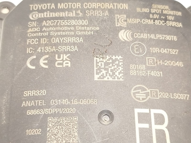 Recambio de modulo electronico para toyota c-hr (_x1_) 2.0 hybrid (maxh10) referencia OEM IAM 88162F4031  A2C7755280300