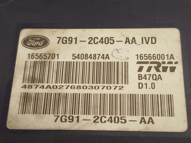 Recambio de abs para ford s-max (wa6) 2.0 tdci referencia OEM IAM 7G912C405AA 16566001A 54084874A
