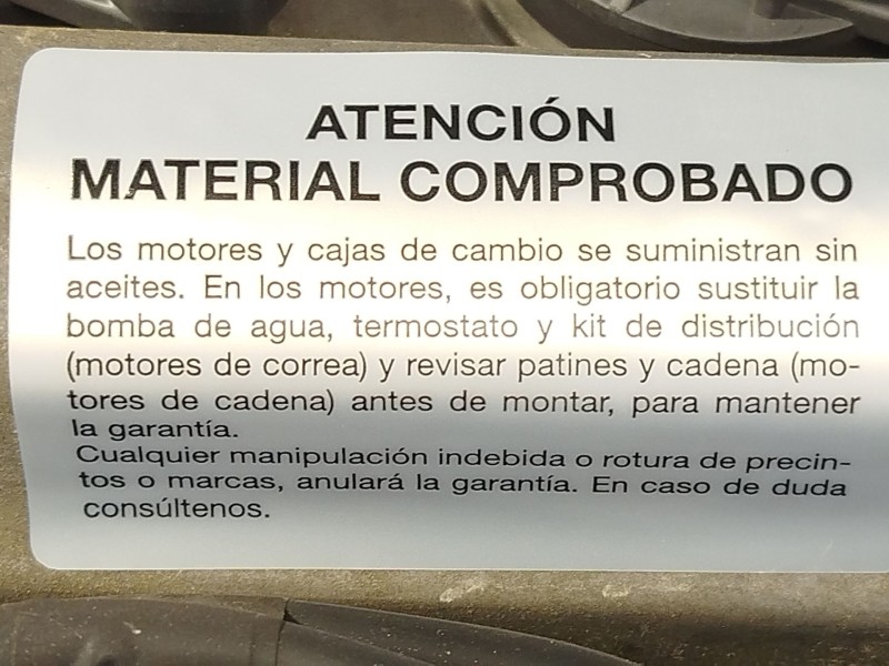 Recambio de motor completo para toyota yaris (_p9_) 1.3 vvt-i (scp90_) referencia OEM IAM 2SZ  