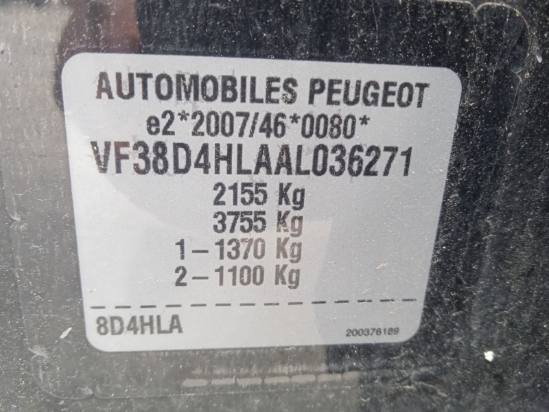 peugeot 508 i (8d_) del año 2011