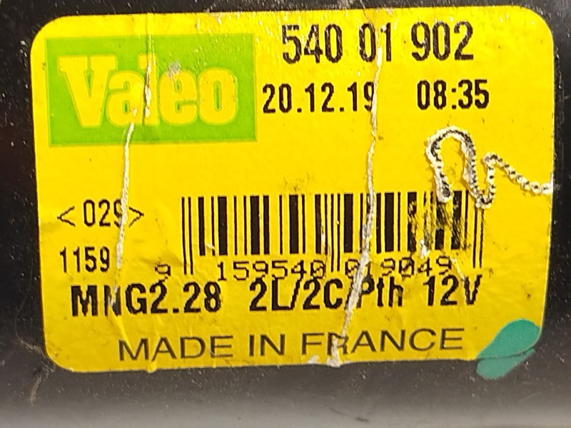 Recambio de motor limpia delantero para nissan nv250 furgoneta (x61) dci 95 referencia OEM IAM 8200409692  54001902