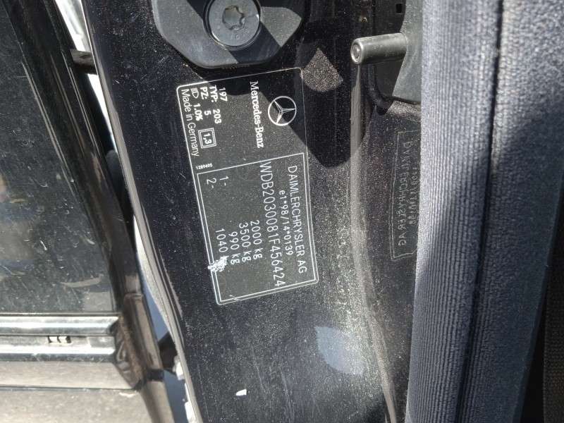 mercedes-benz clase c (w203) del año 2003