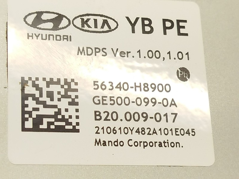 Recambio de columna direccion para kia stonic (ybcuv) 1.0 tgdi cat referencia OEM IAM 56300H8910 56340H8900 GE5000990A
