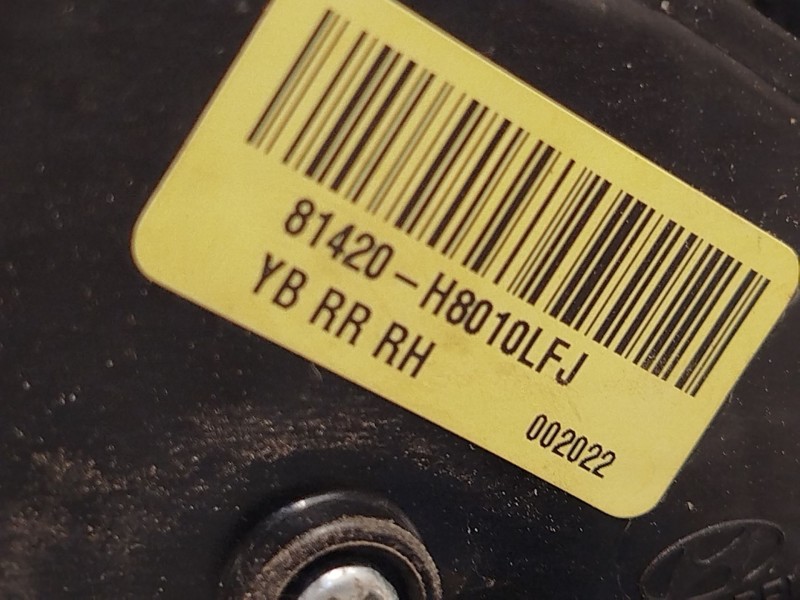 Recambio de cerradura puerta trasera derecha para kia stonic (ybcuv) 1.0 tgdi cat referencia OEM IAM 81420H8010  