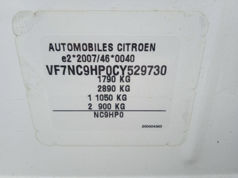 citroën c4 ii (nc_) del año 2012