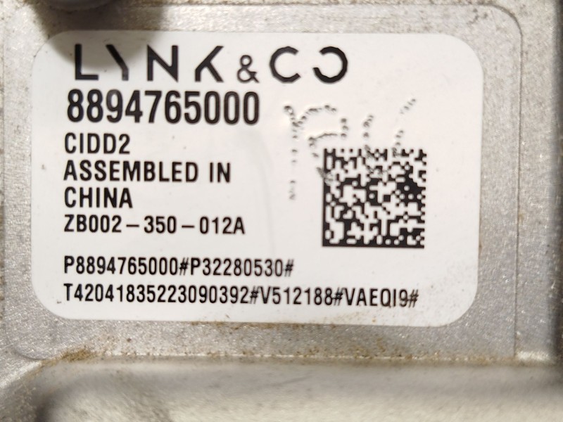 Recambio de convertidor potencia para lynk & co 01 phev referencia OEM IAM 8894765000 P8894765000 