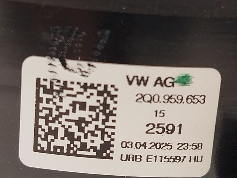 Recambio de anillo airbag para seat ibiza v (kj1, kjg) 1.0 tsi referencia OEM IAM 2Q0959653  