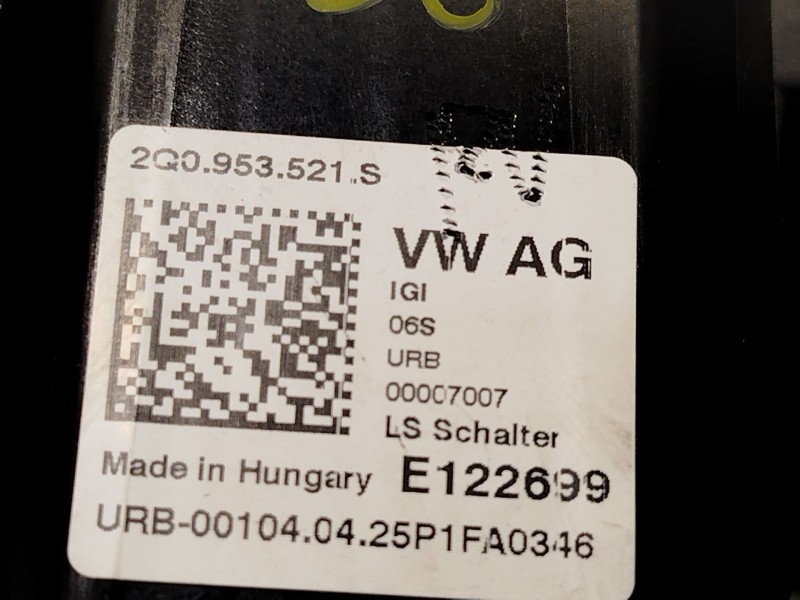 Recambio de mando intermitentes para seat ibiza v (kj1, kjg) 1.0 tsi referencia OEM IAM 2Q0953521S  