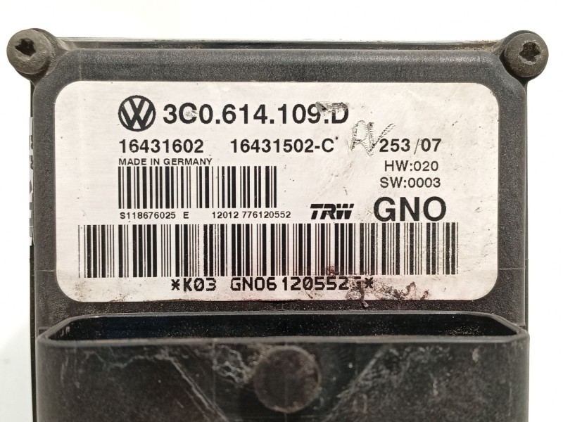 Recambio de abs para volkswagen passat b6 (3c2) 2.0 fsi referencia OEM IAM 3C0614109D 16431502C 16431602