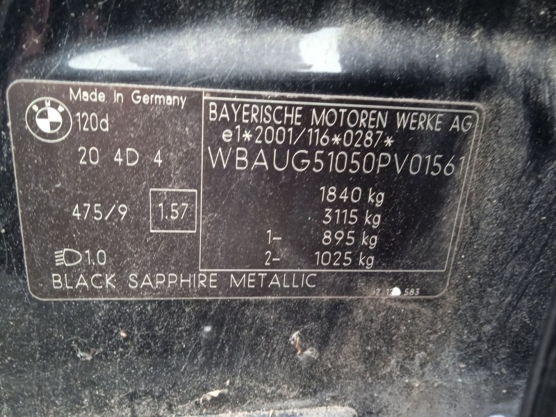 bmw 1 (e87) del año 2004