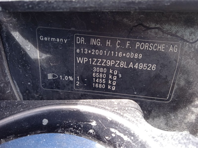 porsche cayenne (9pa) del año 2008