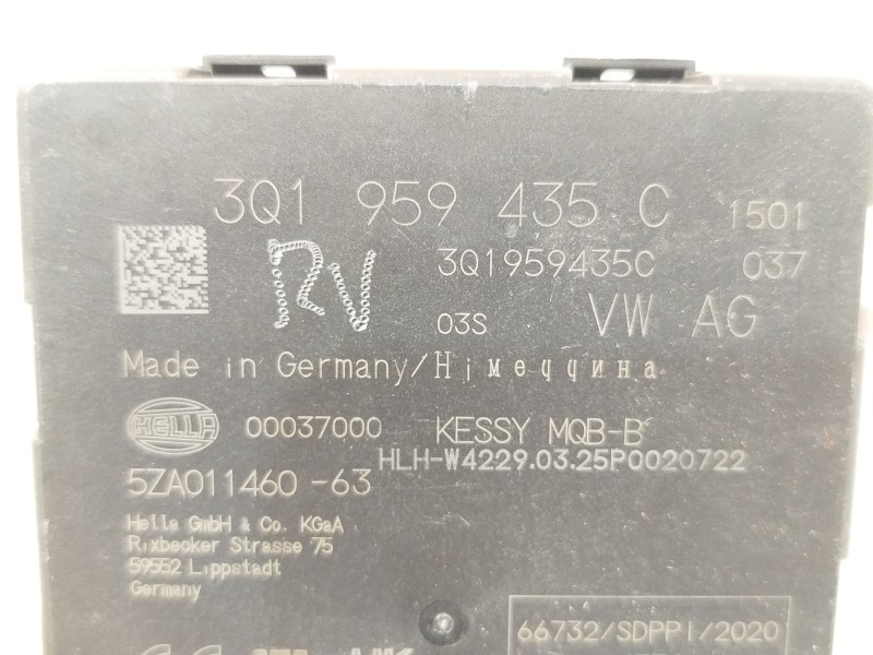 Recambio de modulo electronico para seat ibiza v (kj1, kjg) 1.0 tsi referencia OEM IAM 3Q1959435C  