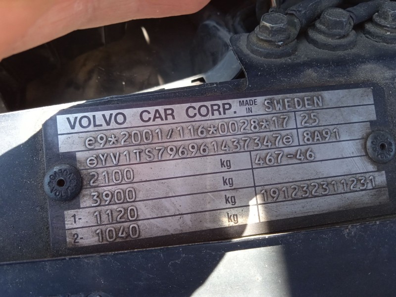 volvo s80 i (184) del año 2005