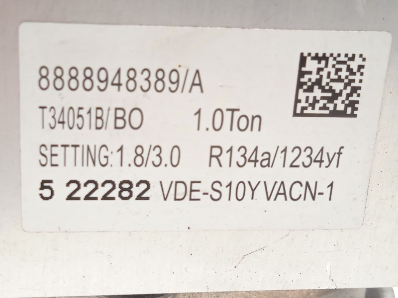 Recambio de valvula expansion para lynk & co 01 phev referencia OEM IAM 8888948389 8888948378 32260322