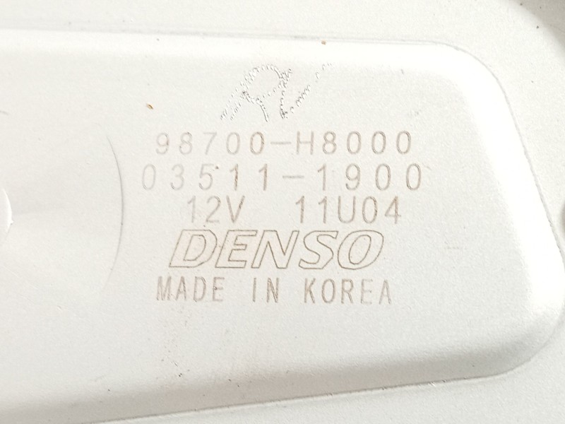 Recambio de motor limpia trasero para kia stonic (yb) 1.2 cvvt referencia OEM IAM 98700H8000  035111900