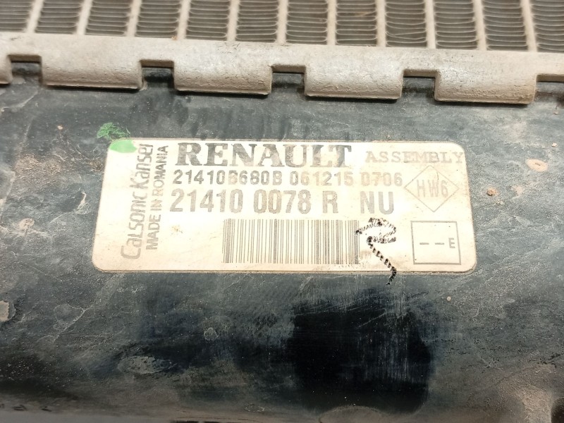 Recambio de radiador agua para dacia sandero ii 1.5 dci referencia OEM IAM 214100078R  