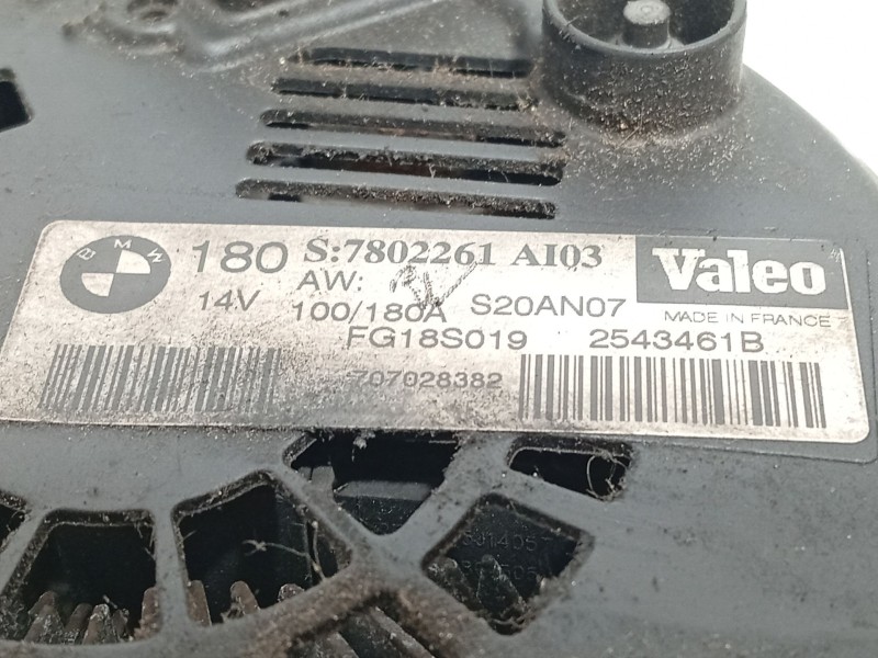 Recambio de alternador para bmw 1 (e81) 118 d referencia OEM IAM 7802261 12317797661 FG18S019