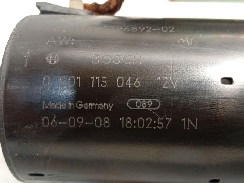 Recambio de motor arranque para bmw 5 (e60) 520 d referencia OEM IAM 12417796892  000115046