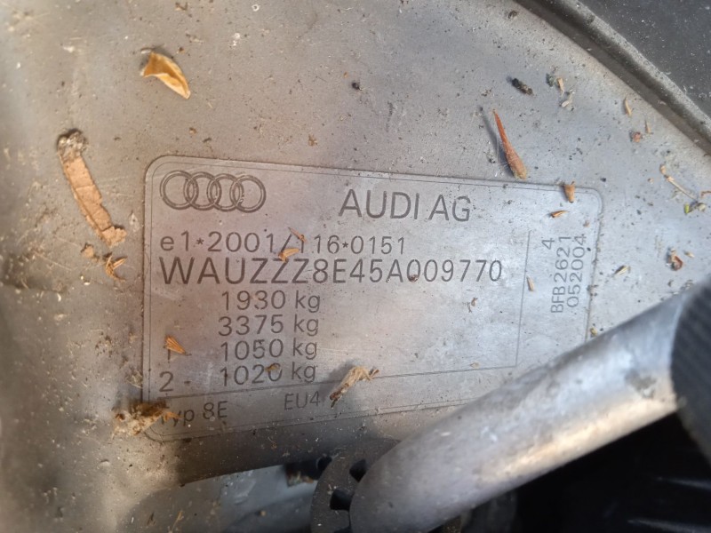 audi a4 b7 (8ec) del año 2004