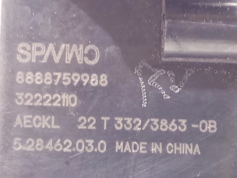 Recambio de valvula intercambio de calefaccion para lynk & co 01 phev referencia OEM IAM 8888759988 32222110 