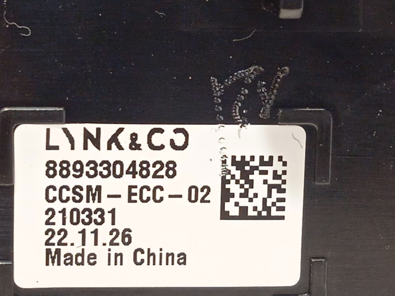Recambio de mando climatizador para lynk & co 01 phev referencia OEM IAM 8893304828  
