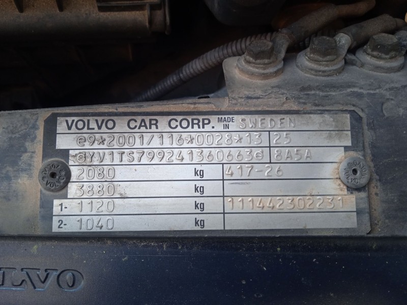 volvo s80 i (184) del año 2003