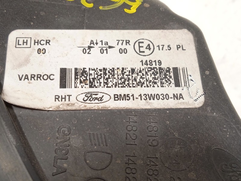 Recambio de faro izquierdo para ford focus iv (hn) 1.0 ecoboost referencia OEM IAM BM5113W030NA 1873929 