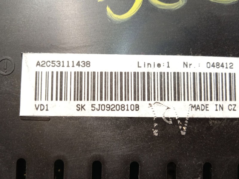 Recambio de cuadro instrumentos para skoda fabia ii (542) 1.4 referencia OEM IAM 5J0920810B 5J0920810BKD0 