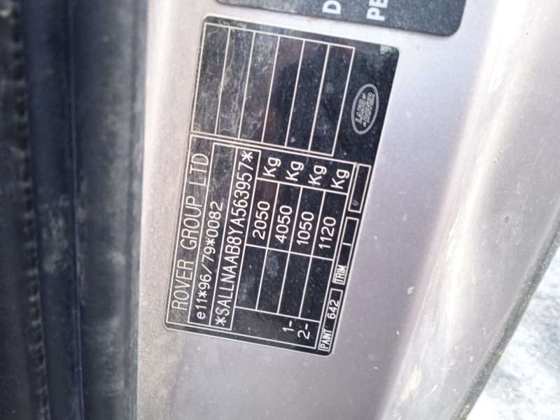 land rover freelander i (l314) del año 2000