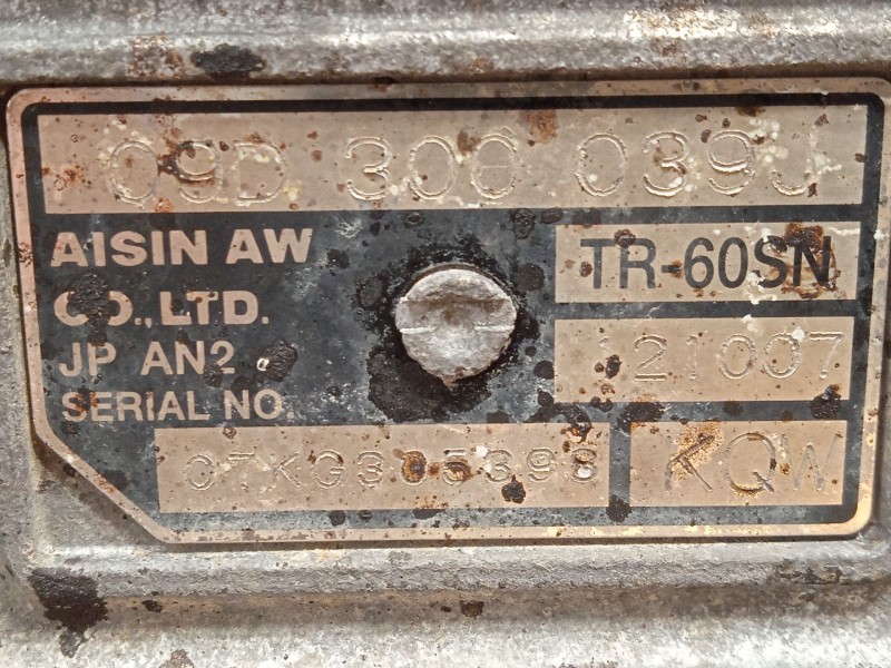 Recambio de caja cambios para porsche cayenne (9pa) s 4.8 referencia OEM IAM KQW 09D300039J 95530001129