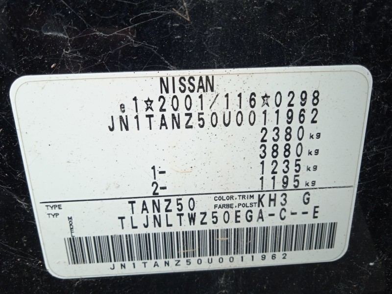 nissan murano i (z50) del año 2006