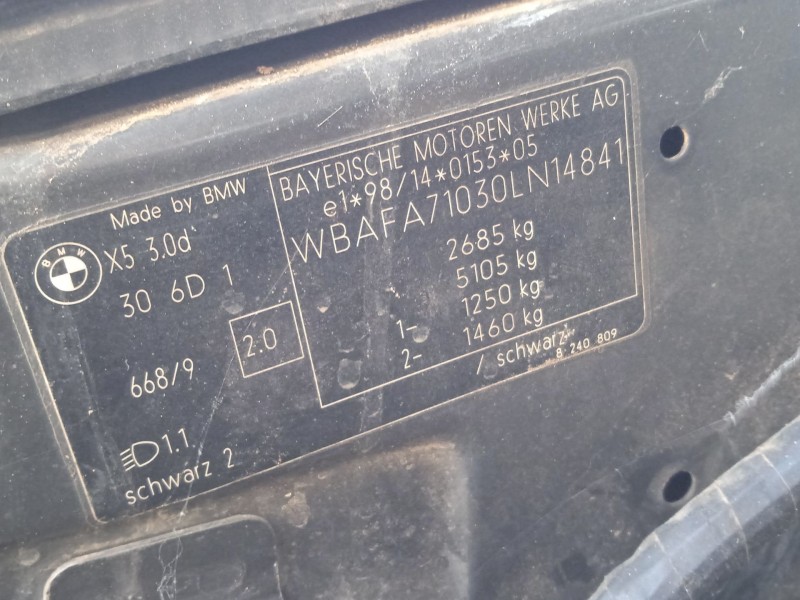 bmw x5 (e53) del año 2002