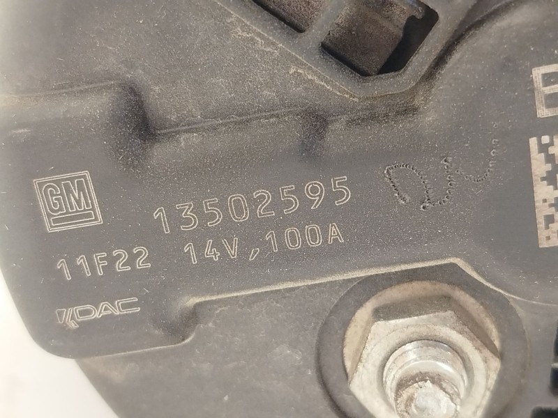 Recambio de alternador para chevrolet cruze (j300) 1.6 referencia OEM IAM 13502595  